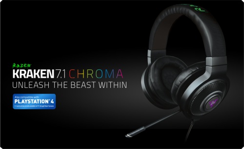 Razer Kraken Chroma 7.1 Surround Sound Gaming Headset Crazy R1 Auction