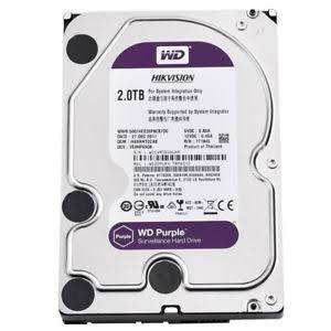 Western-Digital WD20PURX Purple 2TB SATA 6Gb/s 64MB Cache 3.5 Inch Internal Hard Drive @R1 No Reserv