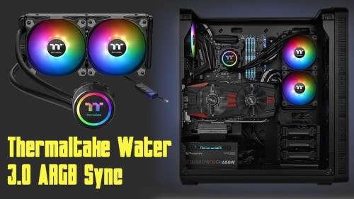 Thermaltake Water 3.0 240 ARGB CPU Liquid Cooling Like new with original packaging @R1 No Reserve!!!