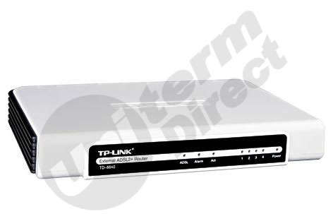 TP-Link TD-8840 ADSL Router 4 port switch