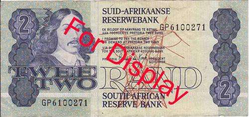South African 2 Rand note  (G de Kock)