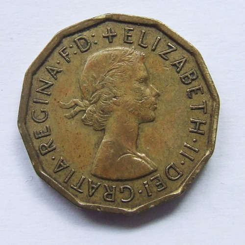 1962 British 3 pence