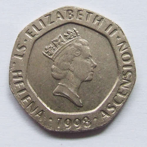 1998 St Helena/Ascension 20 pence