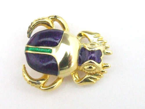 Beetle Brooch