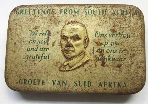 WW2 Greetings from South Africa Xmas gift box