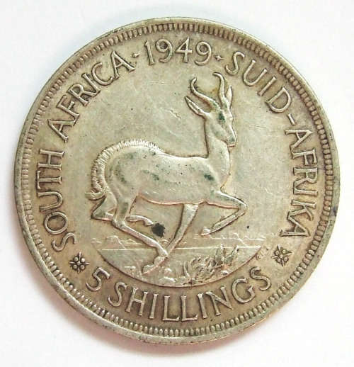 1949 Union of SA 5 Shillings