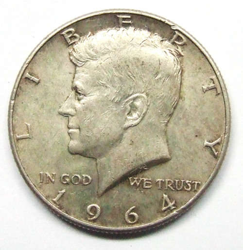 1964 United States of America Silver Half Dollar