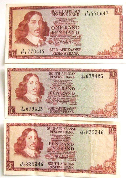 SA Reserve Bank R1 Notes (T.W. de Jongh)(3)