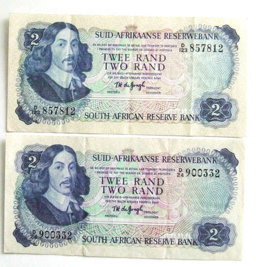 SA Reserve Bank R2 Note (T.W.de Jongh)(2)