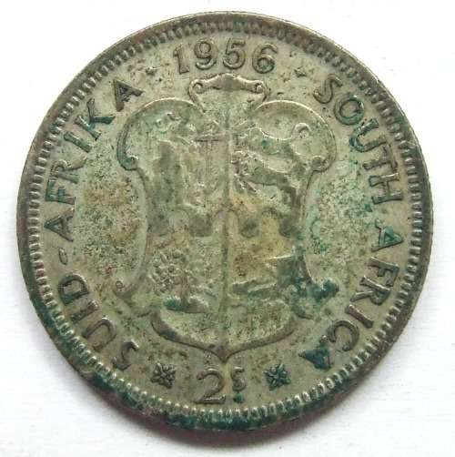 1956 Union of SA 2 Shillings