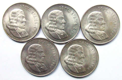 1966 South Africa R1 Coins