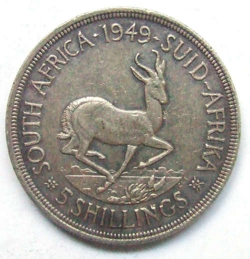 1949 Union of SA 5 Shillings
