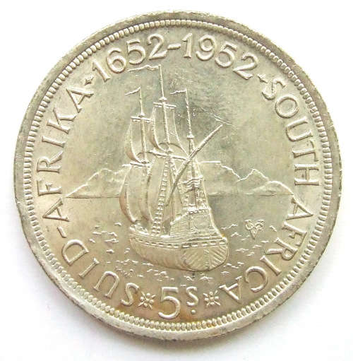 1952 Union of SA 5 Shillings
