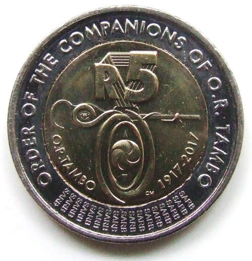 ** NEW ** 2017 South Africa R5 " O.R.Tambo