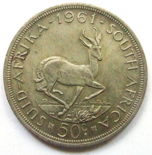 1961 South Africa 50 Cents
