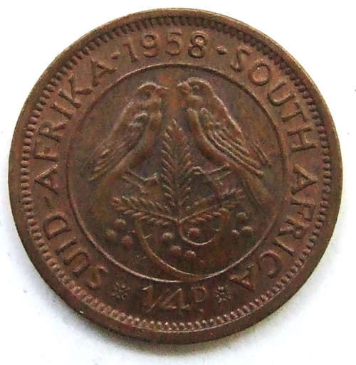 1958 Union of SA Farthing
