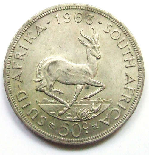 1963 South Africa 50 Cents