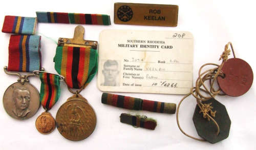 Medal Set, I.D. and Dog Tags (Rhodesia)