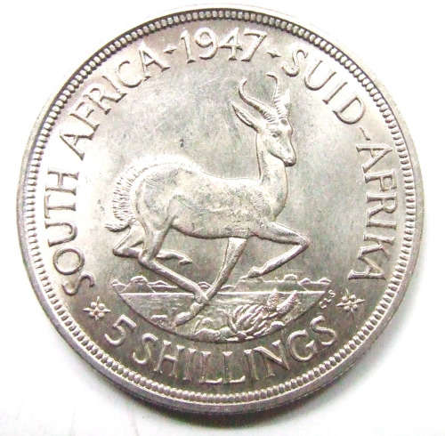 1947 Union of SA 5 Shillings