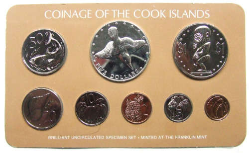 1976 Brilliant UNC "Coinage of The Cook Islands"