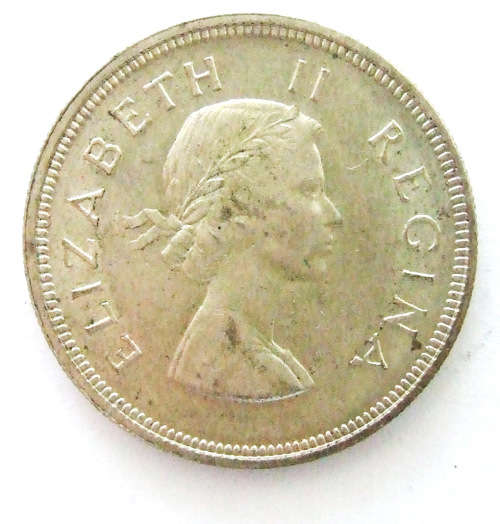 1956 South Africa 2 1/2 Shillings