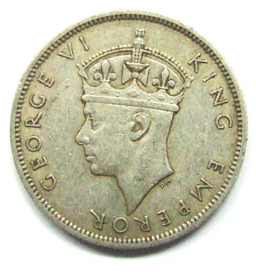 1939 Southern Rhodesia 2 Shillings