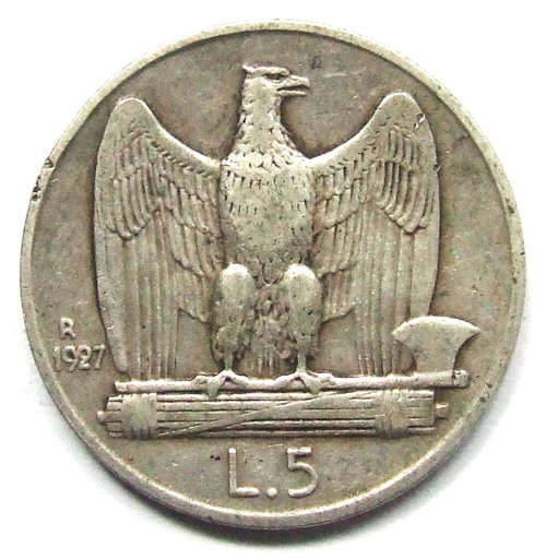 1927 Italy 5 Lire