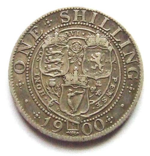 1900 British Shilling