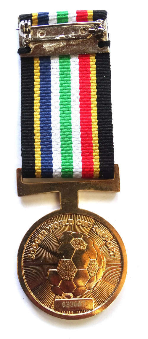 2010 Soccer World Cup Supporters Medal