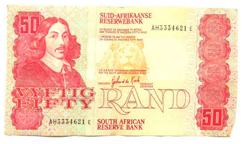 South Africa R50 Note (Gerhard de Kock)