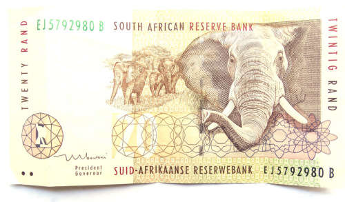 South Africa R20 Note (TT Mboweni)