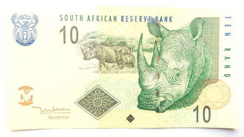 South Africa R10 Note (TT Mboweni)