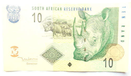South Africa R10 Note (TT Mboweni)