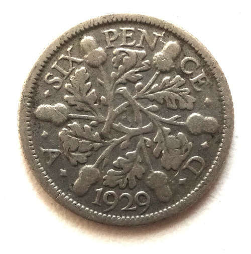 1929 British 6d