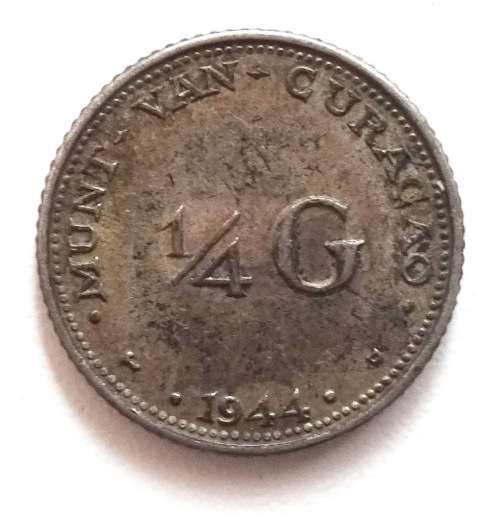1944 Curacao 1/4 Gulden
