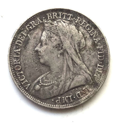 1896 British Shilling
