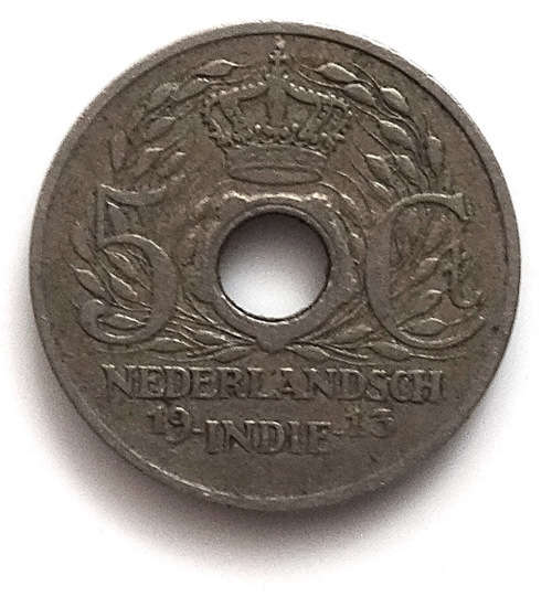 1913 Netherlands 5 Cent