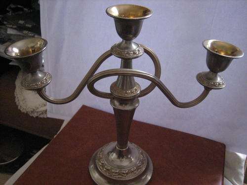 3 TIER CANDLE HOLDER MADE IN BRITION.LOOKSEE