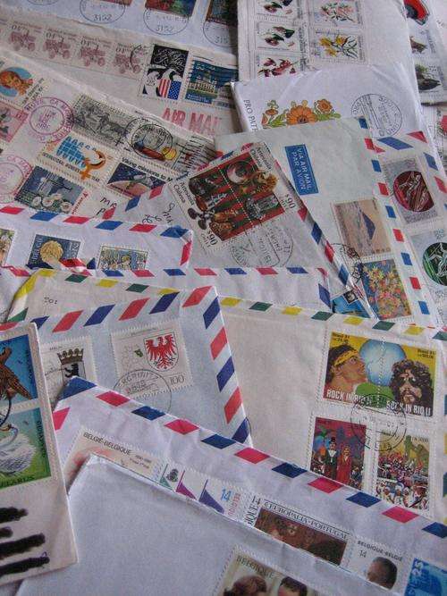 100 X CORRESPONDENCE COVERS ESTATE LOT...
