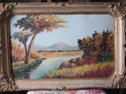 PRAG LANDSKAP DEUR ENE ,ELS.MET OU RAAM,650 X 450.lees aan