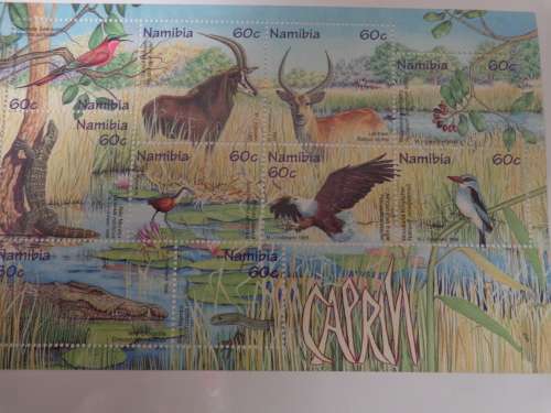 CAPRIVI SHEET + INSPT HEROES ACRE SET  ALL PRISTINE MINT