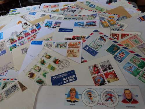 75 X OPENED CORRESPONDENCE COVERS ..LATE ESTATE.read on..
