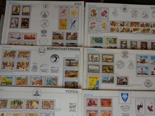 MOUNTED YEAR SETS ..RSA,SWA,BOPH,CISKEI, VENDA ,SEE SCANS