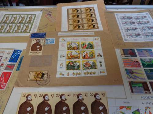 8 X FULL PAGES ON ENVELOPES 3 ARE UNMOUNTED MINT read on..