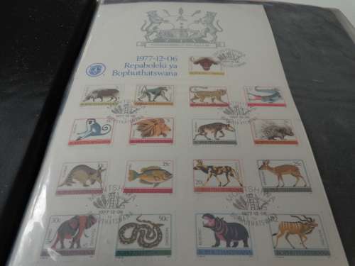 BLACK BOPH. ALBUM FILLED WITH FDCs+ BOOKLETS(ESTATE)see scans