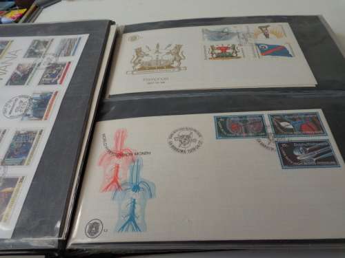 BLACK BOPH. ALBUM FILLED WITH FDCs+ BOOKLETS(ESTATE)see scans