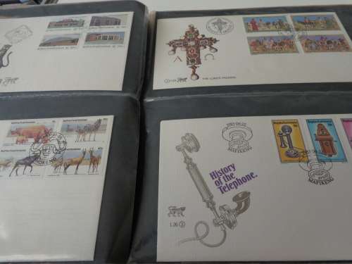 BLACK BOPH. ALBUM FILLED WITH FDCs+ BOOKLETS(ESTATE)see scans
