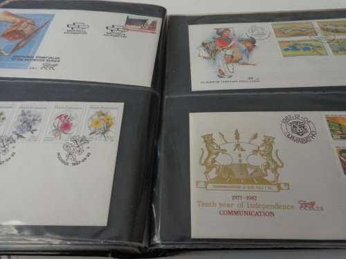 BLACK BOPH. ALBUM FILLED WITH FDCs+ BOOKLETS(ESTATE)see scans