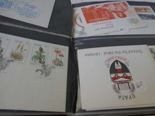 BRN/ ALBUM FILLED WITH FDCs, B/LETS F/D/SHTS,DEFIN.ETC.READ ON...