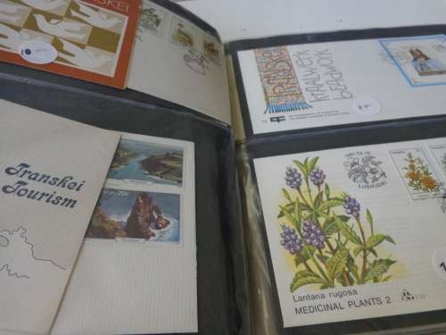 BRN/ ALBUM FILLED WITH FDCs, B/LETS F/D/SHTS,DEFIN.ETC.READ ON...